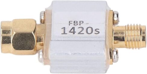 Saw Bandpass Filter 1420MHz High Performance 80MHz Bandwidth Low Insertion Loss Steep Cut Off Characteristic for Radio Astronomy SMA Interface Aluminum Alloy Shielding Shell in Kuwait