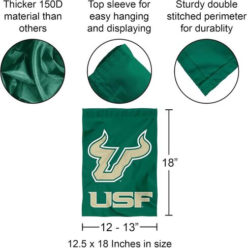 جنوب فلوريدا بولز USF شعار حديقة راية العلم in Kuwait