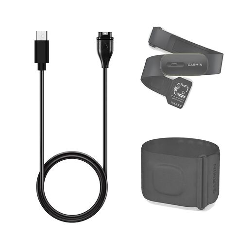 لـ Garmin HRM 600 مراقب معدل ضربات القلب USB-C كابل شحن/بيانات | سلك شاحن كابل الشحن/البيانات متوافق مع جهاز مراقبة النوم من Garmin Index in Kuwait