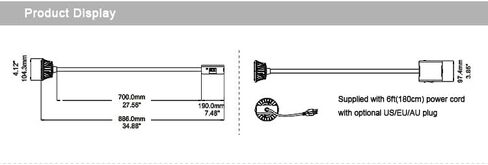 Signaworks LED Gooseneck Dock 20W Light 27 "3000lm غطاء ألومنيوم متين in Kuwait