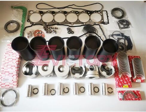 ل ايسوزو 6HK1T 6HK1TC 6HK1 إصلاح إعادة بناء عدة مضخة مياه خط اسطوانة المكبس in Kuwait