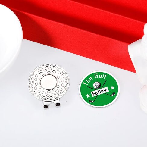 VANLOVEMAC Golf Gifts for Men Dad Golf Ball Marker Hat Clip for Golfers Golf Daddy Basket Stuff | Golf Accessories for Men Father's Day Birthday Gifts for Boyfriend Him Husband Stepdad Grandpa Valentines Christmas in Kuwait