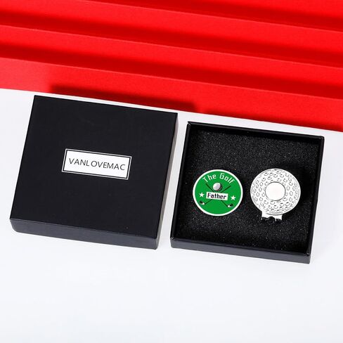 VANLOVEMAC Golf Gifts for Men Dad Golf Ball Marker Hat Clip for Golfers Golf Daddy Basket Stuff | Golf Accessories for Men Father's Day Birthday Gifts for Boyfriend Him Husband Stepdad Grandpa Valentines Christmas in Kuwait