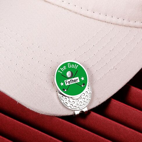 VANLOVEMAC Golf Gifts for Men Dad Golf Ball Marker Hat Clip for Golfers Golf Daddy Basket Stuff | Golf Accessories for Men Father's Day Birthday Gifts for Boyfriend Him Husband Stepdad Grandpa Valentines Christmas in Kuwait