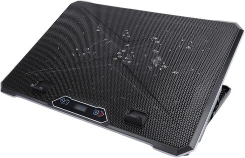 Gaming Laptop Cooling Pad Powerful 10 Fans Speed RGB Lights for 12-19 Inch Laptop ABS Aluminum Alloy Material (14 Fans) in Saudi Arabia