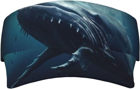 قبعات Whale2 الرياضية الواقية من الشمس قابلة للتعديل للجري والتنس وقبعة شمسية للنساء والرجال باللون الأسود in Kuwait