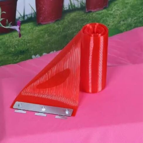 ستارة متينة من شريط PVC للأبواب - مصاريع فينيل مقاومة للماء، سهلة التركيب، تصميم ممزق يدويًا، حل موفر للطاقة للمستودعات والمصانع والمكاتب، متعددة الألوان، 1.05 × 2 متر in Kuwait