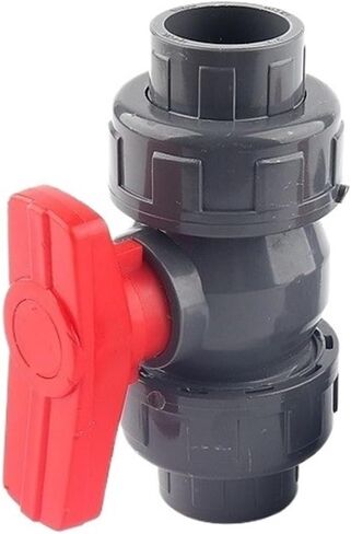 1 pcs 32/40/50/63/75/90/110 Mm Pipe PVC Union Valve Connector Water Pipe Fittings Ball Valve Agriculture Garden Irrigation(Inner dia 20mm) in Kuwait