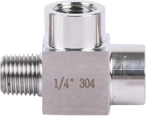 M14 M16 M20 1/2 "3/8" BSPP أنثى موضوع الفولاذ المقاوم للصدأ المحملة نوع 3 طريقة ارتفاع ضغط الأنابيب المناسب موصل (ذكر الموضوع، NPT3I8) in Kuwait