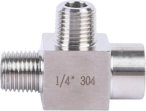 M14 M16 M20 1/2 "3/8" BSPP أنثى موضوع الفولاذ المقاوم للصدأ المحملة نوع 3 طريقة ارتفاع ضغط الأنابيب المناسب موصل (ذكر الموضوع، NPT3I8) in Kuwait