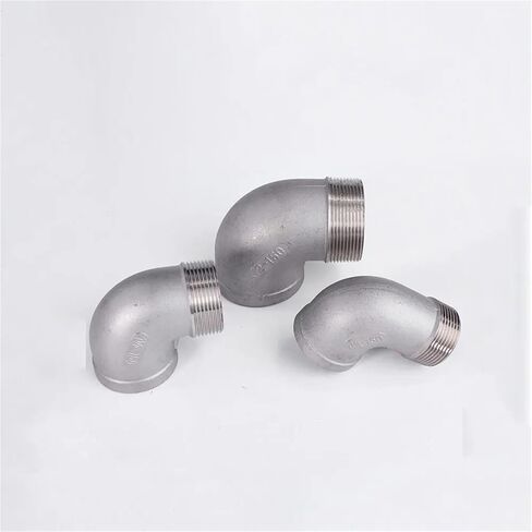 3 "bspt أنثى إلى ذكر 90 درجة الكوع 304 وصلة تركيب أنابيب الفولاذ المقاوم للصدأ (BSPT SS201) in Kuwait