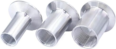 1/2" 3/4" 1" 1-1/4" NPT Female x 1.5" Tri Clamp Fit Ferrule OD 50.5mm 304 Stainless Steel Fitting Home Brew Beer(1/2") in Kuwait