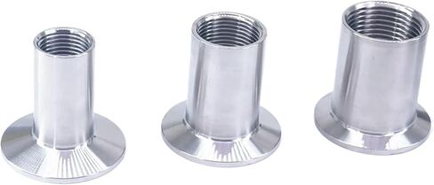 1/2" 3/4" 1" 1-1/4" NPT Female x 1.5" Tri Clamp Fit Ferrule OD 50.5mm 304 Stainless Steel Fitting Home Brew Beer(1/2") in Kuwait