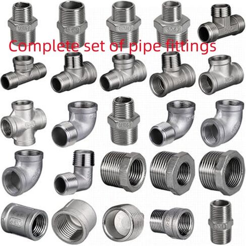 1/4 "3/8" 1/2 "3/4" 1 "1-1/4" 2 "الكوع 3way 4way تركيب الأنابيب الملولبة المقرنة الفولاذ المقاوم للصدأ 304 BSP نظرة عامة على المفصل التكيف ، 09,1,1/4" in Kuwait