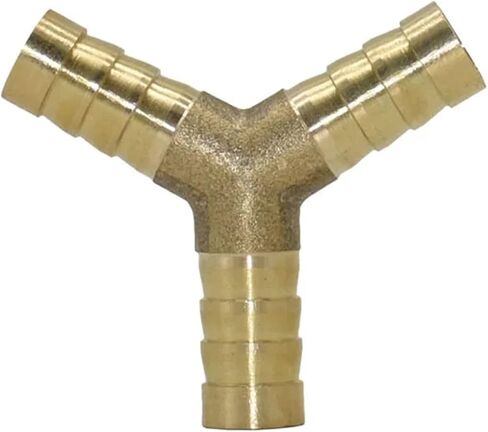 4pcs Brass 8mm 10mm Y Connector Water Splitter Tee 3-Way Pipe Quick Coupling Pipe Fittings(8mm) in Kuwait