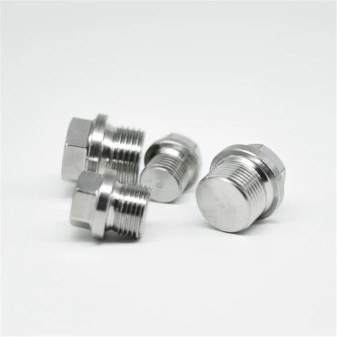M8 M10 M12 M14 M16 M18 M20 M22 M24 M27 M30 Metric Male Thread 304 Stainless Steel Hex Head End Cap Pipe Fitting Connector(M24x1.5) in Kuwait