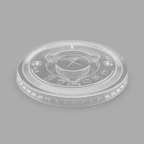 Karat C-KCL117 PET Flat Lid, Fits 42-52 oz 117mm Diameter PP/Paper Cold Cup (Pack of 600) in Kuwait