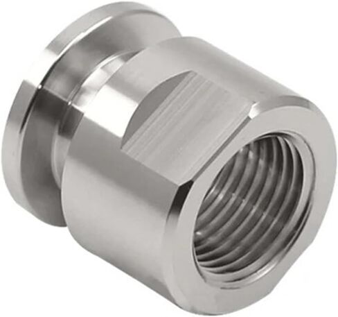 M14 M20 متري أنثى الموضوع KF16 KF25 304 الفولاذ المقاوم للصدأ KF فراغ وصلة أنابيب موصل (KF25 ، M14x1.5mm) in Kuwait