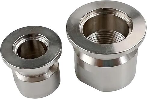 M14 M20 متري أنثى الموضوع KF16 KF25 304 الفولاذ المقاوم للصدأ KF فراغ وصلة أنابيب موصل (KF25 ، M14x1.5mm) in Kuwait