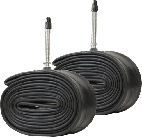 قطعتان من الأنبوب الداخلي لدراجة الطريق لـ 700x23-25c، 700x28-32c مع صمام بريستا 48 مم/أنابيب مطاطية بوتيل لدراجات الطرق والحصى مع مقاسات عجلات الدراجة 28 بوصة in Kuwait