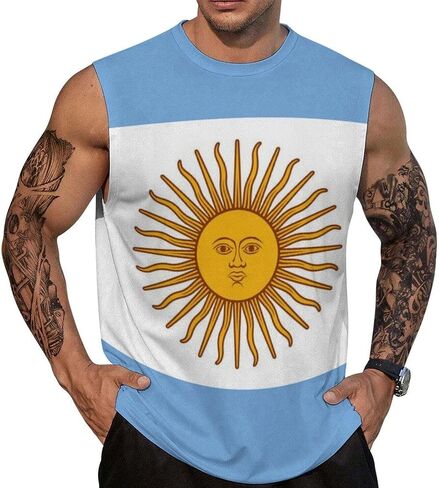 Mens Sleeveless T Shirt Crew Neck Muscle Tank Top Workout Gym Shirts Summer Quick Dry Tee in Kuwait