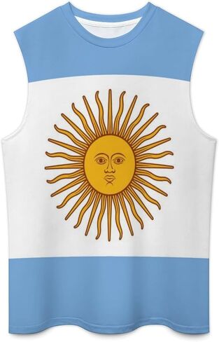 Mens Sleeveless T Shirt Crew Neck Muscle Tank Top Workout Gym Shirts Summer Quick Dry Tee in Kuwait