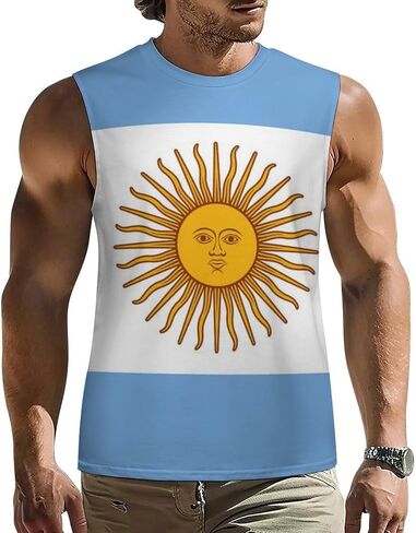 Mens Sleeveless T Shirt Crew Neck Muscle Tank Top Workout Gym Shirts Summer Quick Dry Tee in Kuwait