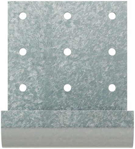 Simpson Strong-Tie RCKW3-R10 Kneewall Connector Clip - 3-in. Length, 171 mil Thickness, Zinc Galvanized 7-Gauge Steel Construction, Large Diameter Anchor Holes (10-Qty) in Kuwait