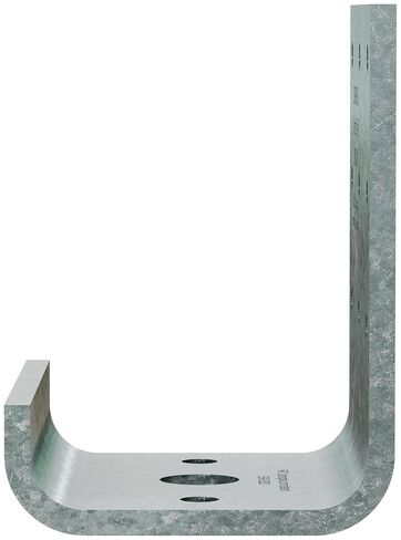 Simpson Strong-Tie RCKW3-R10 Kneewall Connector Clip - 3-in. Length, 171 mil Thickness, Zinc Galvanized 7-Gauge Steel Construction, Large Diameter Anchor Holes (10-Qty) in Kuwait