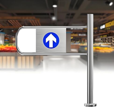 Safety Gate - Spring-Loaded Automatic One-Way Swing Door for Secure Access in Libraries and Stores in Saudi Arabia