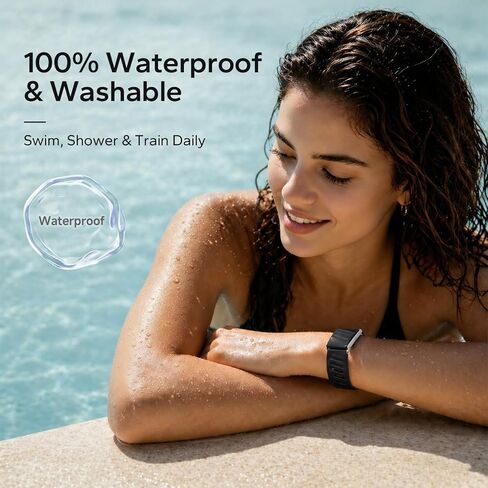 سوار سيليكون صديق للبشرة من Ayotu متوافق مع WHOOP 5.0/One/Peak/Life | حزام قابل للتنفس ومقاوم للماء للرجال والنساء - راحة على مدار الساعة طوال أيام الأسبوع للتدريبات والتنقلات والنوم in Kuwait