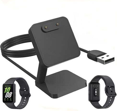 Charger Dock for Galaxy Fit 3, Magnetic Charging Stand Base with 3.3 Feet Charger Cable, Portable Charge Station Only Compatible with Galaxy Fit 3 Smartwatch in Kuwait