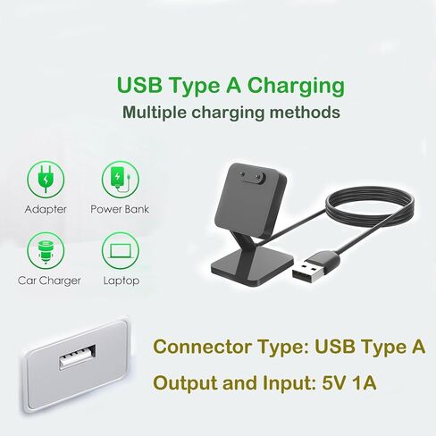 Charger Dock for Galaxy Fit 3, Magnetic Charging Stand Base with 3.3 Feet Charger Cable, Portable Charge Station Only Compatible with Galaxy Fit 3 Smartwatch in Kuwait