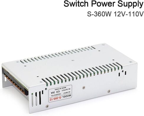 360 واط تبديل التيار الكهربائي S-360W DC12V-110V إخراج واحد لآلة الليزر (36 فولت 22A) in Kuwait