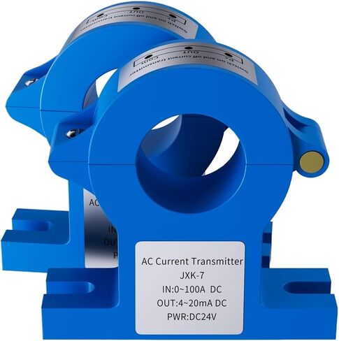 1PCS DC24V JXK-7 Current Transmitter 4-20mA 0-10V 0-5V RS485 Current Transducer 0-100A 0-200A 0-500A 0-600A AC DC Current Sensor(in DC0-1000C,Out4-20mA) in Kuwait