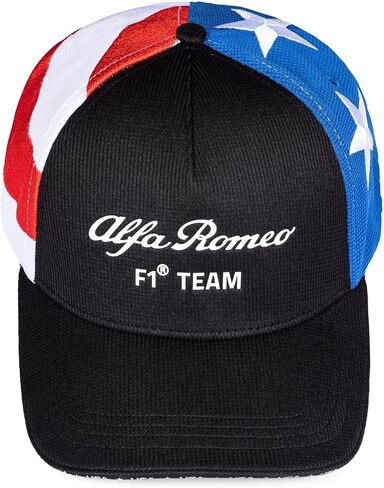 قبعة بيسبول Alfa Romeo Racing F1 Special Edition Stars & Stripes USA GP باللون الأسود in Kuwait