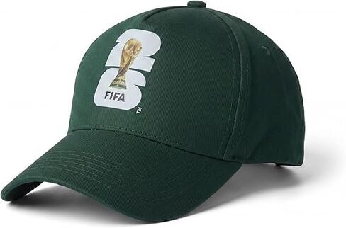 قبعة بيسبول رسمية من FIFA World Cup 2026، قبعة كرة قدم قطنية قابلة للتعديل للرجال والنساء، قبعة كرة قدم مريحة للتنفس للرياضات الخارجية، والسفر، ويوم المباراة والارتداء اليومي (أخضر) in Kuwait