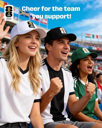 قبعة بيسبول رسمية من FIFA World Cup 2026، قبعة كرة قدم قطنية قابلة للتعديل للرجال والنساء، قبعة كرة قدم مريحة للتنفس للرياضات الخارجية، والسفر، ويوم المباراة والارتداء اليومي (أخضر) in Kuwait