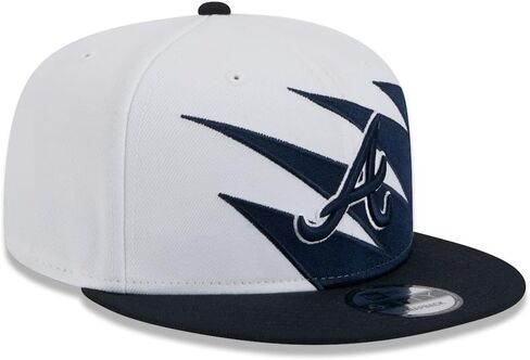 قبعة Jagged 9FIFTY Snapback لمحبي Atlanta Braves من New Era in Kuwait