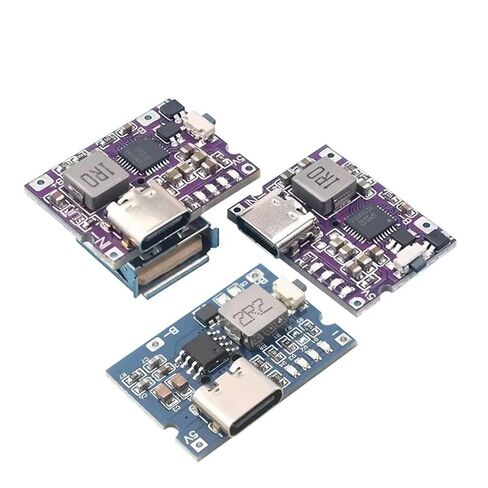 Type-C USB 5V 3.1A 2A 2.4A Boost Converter وحدة طاقة تصاعدية IP5310 ملحقات البنك المحمول مع مؤشر LED للتبديل (Type-C USB-A biue) in Kuwait