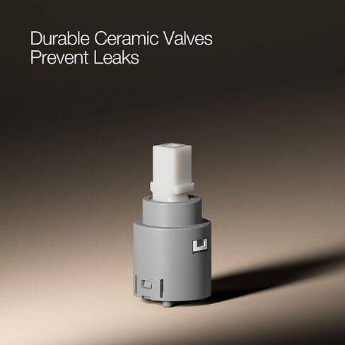 KOHLER K-14402-4A-CP Purist® صنبور حوض الحمام بمقبض واحد، مقبض رافعة مستقيمة، صنابير الحمام، 1.2 GPM، كروم مصقول in Kuwait