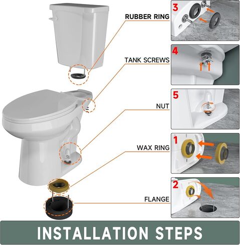 19 Inch ADA Elongated Tall Toilet for Seniors 1.28 GPF White | Vitreous China Tornado Single Flush, For Bathroom, Comfort Seat Height 20",12" Rough In in Kuwait