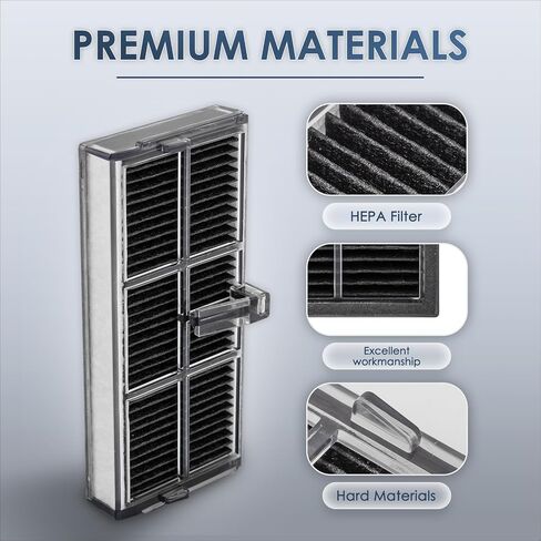 (9 عبوات) فلتر HEPA بديل لـ Dreame X40 Ultra، L10s Pro Ultra Heat، X30/ L40 Ultra، L10s Ultra Gen 2، Mova P50/ P50 Pro Ultra، P10 Pro Ultra Robot Vacuum Filters in Kuwait