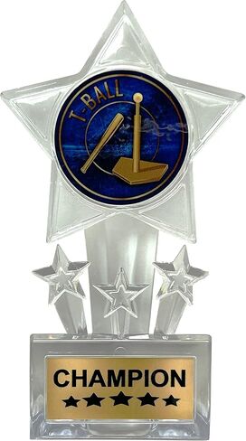 جوائز Express Medals من الأكريليك الشفاف مقاس 6.5 بوصة لبطولة Star T Ball (عبوة من 12 قطعة) in Kuwait