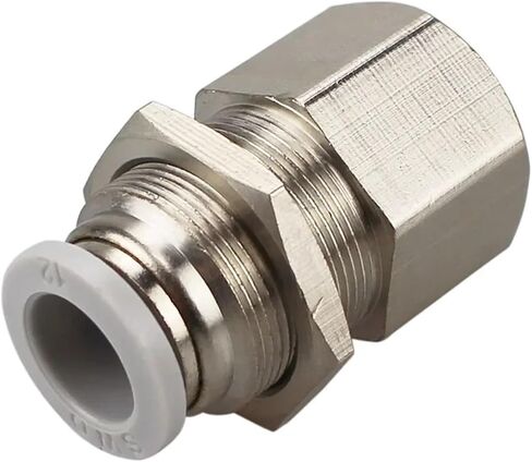4mm 6mm 8mm 10mm x M5 1/8" 1/4" 3/8" Male Female Thread 3 Way Air Pneumatic Elbow Push In Quick Pipe Fitting(8mm-BSP3I8) in Kuwait