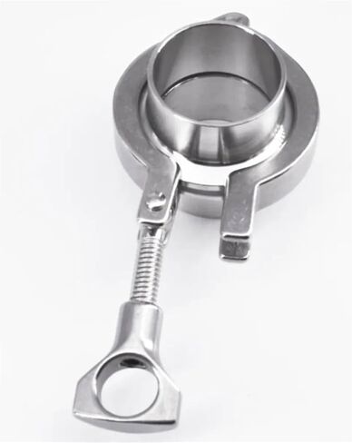 0.5" 1.5" 2" 3" 4" 5" 6" 8" 10" Tri Clamp Set SUS 316L Stainless Assembly Weld Ferrule Pipe Fitting (SUS316L Slicone,25mm K64) in Kuwait