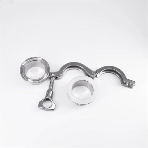 0.5" 1.5" 2" 3" 4" 5" 6" 8" 10" Tri Clamp Set SUS 316L Stainless Assembly Weld Ferrule Pipe Fitting (SUS316L Slicone,25mm K64) in Kuwait