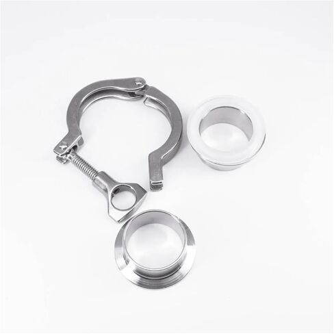 0.5" 1.5" 2" 3" 4" 5" 6" 8" 10" Tri Clamp Set SUS 316L Stainless Assembly Weld Ferrule Pipe Fitting (SUS316L Slicone,25mm K64) in Kuwait