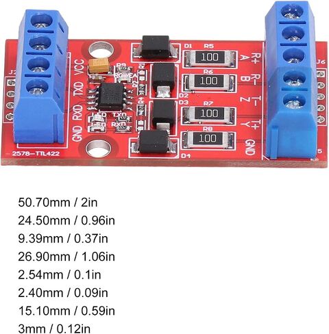 Level Converter Module RS422 to TTL Bidirectional UART Serial Port Conversion Board 5V, Level Signal Converter, Level Signal Module in Kuwait