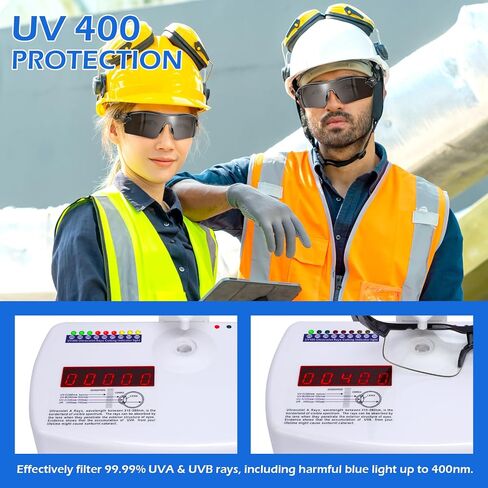 OXG 12 Pack Safety Glasses for Men Women, ANSI Z87.1 Safety Goggles Impact Resistant Protective Eyewear for Work, Outdoor in Kuwait
